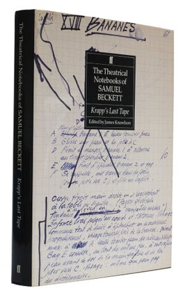 Item #3771 The Theatrical Notebooks of Samuel Beckett Volume III Krapp's Last Tape. Samuel Beckett