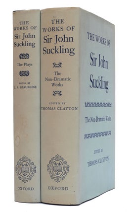 Item #4655 The Works of Sir John Suckling. Sir John Suckling