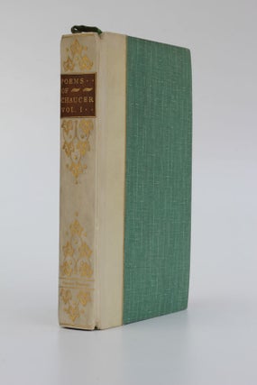Item #5262 The Poetical Works of Geoffrey Chaucer [Volume I]. Geoffrey Chaucer