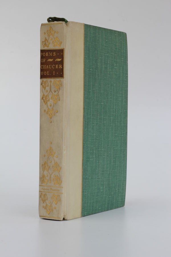 Item #5262 The Poetical Works of Geoffrey Chaucer [Volume I]. Geoffrey Chaucer.