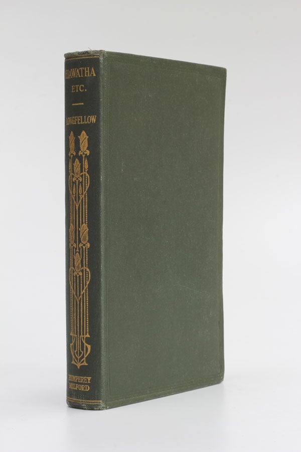 Item #5513 Hiawatha; The Courtship of Miles Standish and Other Poems. Henry Wadsworth Longfellow.
