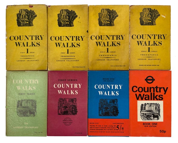 Item #5775 Country Walks. Charles White, Leigh Hatts, Ron Pigram, Eric Ravilious illustrations.