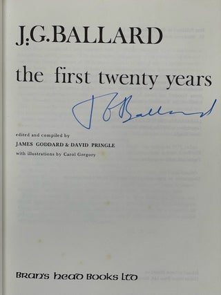 J. G. Ballard the first twenty years