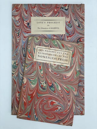 Item #6244 Love's Progress; or The Education of Araminta. James Laver