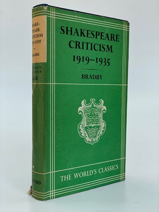 Item #6589 Shakespeare Criticism 1919-1935