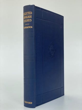 Item #6600 Selected English Essays. chosen, arranged by