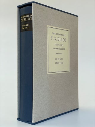 Item #6929 The Letters of T. S. Eliot. T. S. Eliot, Thomas Stearns