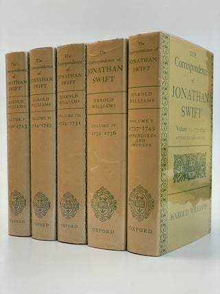 Item #6933 The Correspondence of Jonathan Swift, 1690-1745. Jonathan Swift, Harold Williams