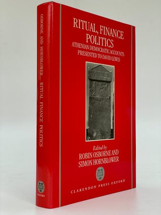 Item #6951 Ritual, Finance, Politics. Robin Osborne, Simon Hornblower
