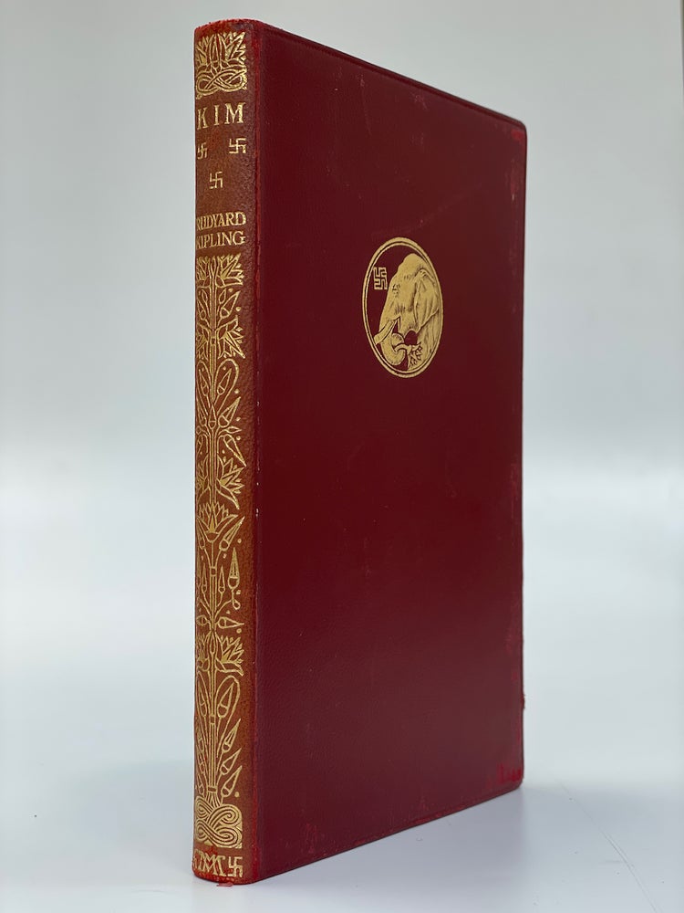 Item #7135 Macmillan Pocket Leather Edition of the Works of Rudyard Kipling. Rudyard Kipling.