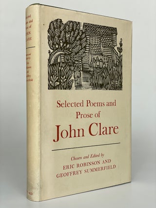 Item #7406 Selected Poems and Prose of John Clare. John Clare