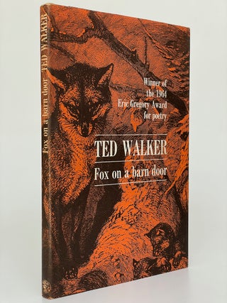 Item #7432 Fox on a Barn Door. Ted Walker