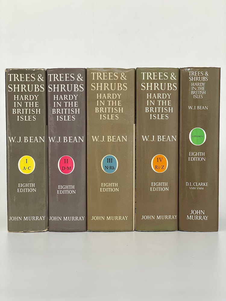 Item #7462 Trees and Shrubs Hardy in the British Isles. W. J. Bean.
