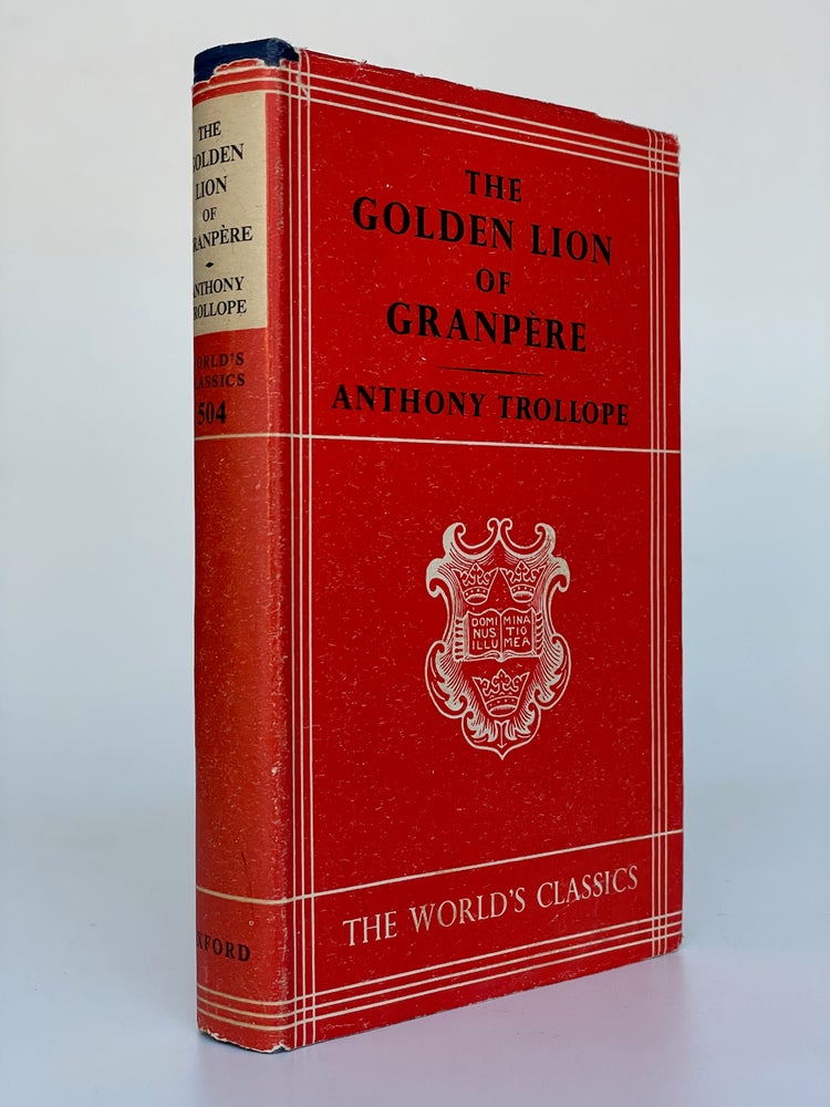 Item #7562 The Golden Lion of Granpère. Anthony Trollope.