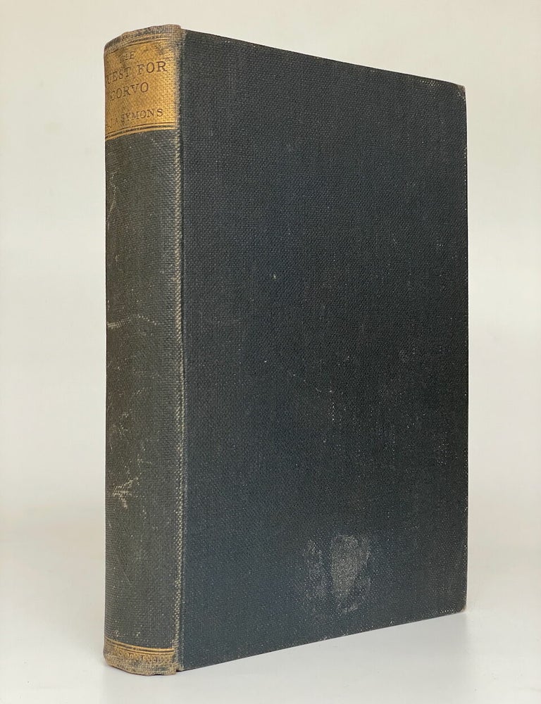 Item #8384 The Quest for Corvo. A. J. A. Symons.