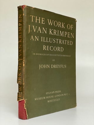 Item #8594 The Work of Jan Van Krimpen. John Dreyfus
