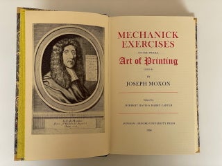 Mechanick Exercises on the Whole Art of Printing (1683-4)