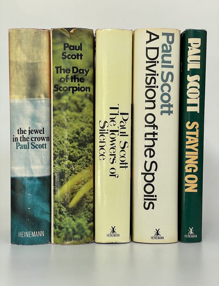 Item #8697 The Raj Quartet & Staying On. Paul Scott.
