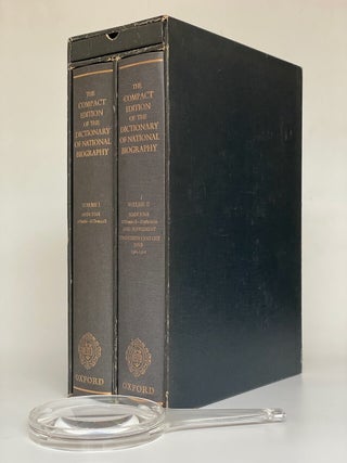 Item #8995 The Compact Edition of the Dictionary of National Biography. George Smith, Sir Leslie...