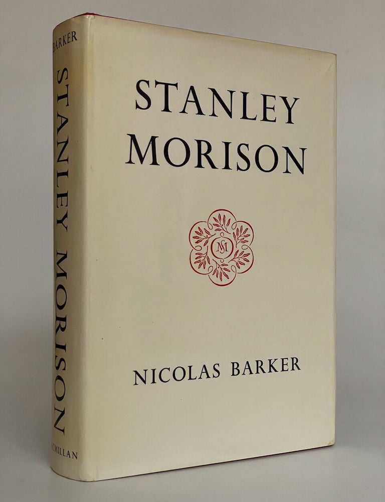 Item #9009 Stanley Morison. Nicolas Barker.