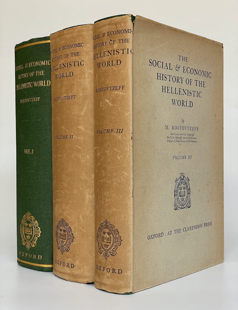 Item #9051 The Social & Economic History of the Hellenistic World. M. Rostovtzeff.